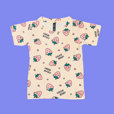 Strawberry Kids Shorts Coord Set (Unisex) - Shorts with Single Side Packet