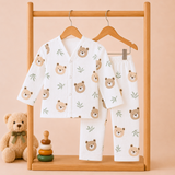 Muslin Full Sleeve Pant Coords - Teddy
