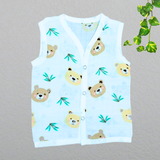 Muslin Button Jabla - Teddy