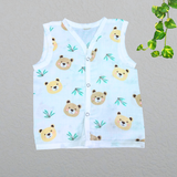 Muslin Button Jabla - Teddy