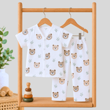 Muslin Half Sleeve Pant Coords - Teddy