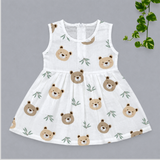 Muslin Zip Frock - Teddy (Preorder - Dispatch from 19-6-26)