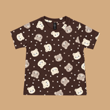 Teddy Print Kids Coords (Unisex) - Half Sleeve T-Shirt and Full Pant