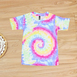 Colorful Tie Dye Kids Coords (Unisex) - Half Sleeve T-Shirt and Full Pant