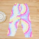 Colorful Tie Dye Kids Coords (Unisex) - Half Sleeve T-Shirt and Full Pant