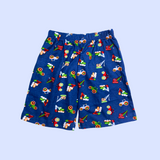 Trucks Pattern Kids Sleeveless T-Shirt Shorts Set (Unisex)