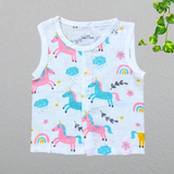 Muslin Button Jabla - Twin Unicorn
