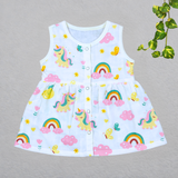 Muslin Button Frock - Unicorn (Dispatch from 12-3-26 )