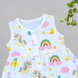 Muslin Button Frock - Unicorn (Dispatch from 12-3-26 )