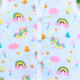 Muslin Button Jabla - Unicorn