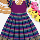 Varnam Mangalagiri Long Frock - Magenta (Preorder - Dispatch starts from 9-10-26)