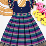 Varnam Mangalagiri Long Frock - Navy (Preorder - Dispatch starts from 9-10-26)