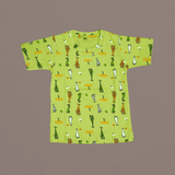 Giraffe Kids Coords (Unisex) - Half Sleeve T-Shirt and Full Pant