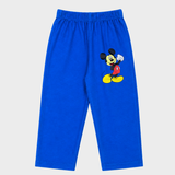 Blue Mickey Print Kids Lounge Pant Unisex