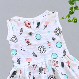 Muslin Back Button Frock - Chic Chic