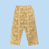 Choco Dragon Print Kids Night Suit - Half Sleeve Shirt and Full Pant