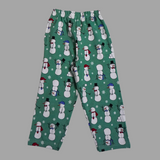 Christmas Snow Man Full Sleeve Kids Co-ord Set (Unisex) - Pant with Single Side Packet