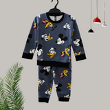 Disney Donald Print Kids Sweatshirt and Joggers Set (Unisex)