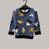 Disney Donald Print Kids Sweatshirt and Joggers Set (Unisex)