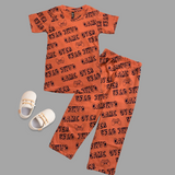 Game Over Print Half Sleeve Kids Coords (Unisex)