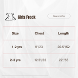 Peach Wavy | Girls Frock