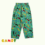 Green Candies Full Sleeve Kids Co-ord Set (Unisex) - Pant with Single Side Packet