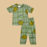 Green Apple Kids Coord Set (Unisex) – Half Sleeve TShirt and Pant