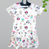 Colourful Minnie - Aline Casual Cotton Frock