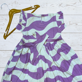 Lavender Bliss - Frill Cotton Frocks with bow