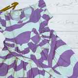 Lavender Bliss - Frill Cotton Frocks with bow