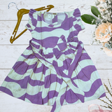 Lavender Bliss - Frill Cotton Frocks with bow