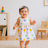 Muslin Zip Frock - Little Friends