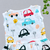 Muslin Back Button Frock - Stop Stop