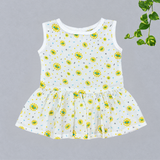 Muslin Back Button Frock - Little Sun