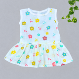 Muslin Back Button Frock - Little Flowers (Preorder Dispatch from 15-6-26)
