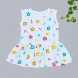 Muslin Back Button Frock - Mini Bloom