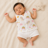 Muslin Button Jabla - Unicorn