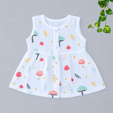 Muslin Button Frock - Mushroom