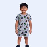 Ninjaco Kids Shorts Coord Set (Unisex) - Shorts with Single Side Packet
