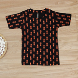 Pineapple Print Kids Coords (Unisex) - Half Sleeve T-Shirt and Full Pant