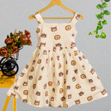 Cute Simba - Sleeveless Cotton Frock