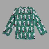 Snow Man Full Sleeve Kids Co-ord Set (Unisex) - Pant with Single Side Packet