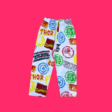 White Avengers Kids Coords Set (Unisex) - Half Sleeve TShirt and Pant
