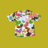 White Hearts Kids Coord Set (Unisex) – Half Sleeve TShirt and Pant