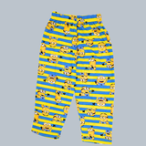 Yellow Minion Kids Night Suit - Half Sleeve Shirt and Full Pant