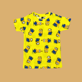 Yellow Minion | Kids Shorts Coords Set (Unisex)